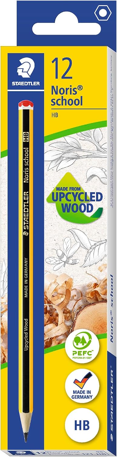 12X Lápices HB STAEDTLER Noris 122 solo