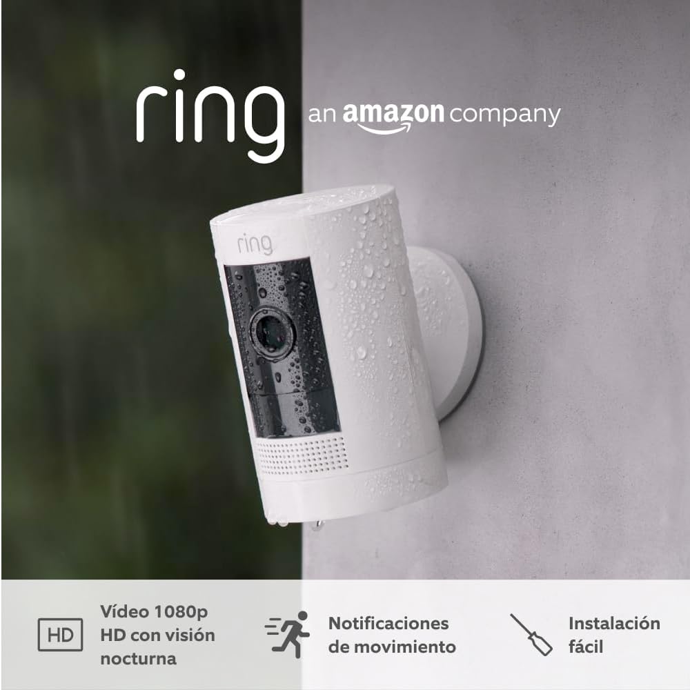 Pack 2 Ring Cámara Exterior Plus con Batería + Videotimbre con Batería (2024)