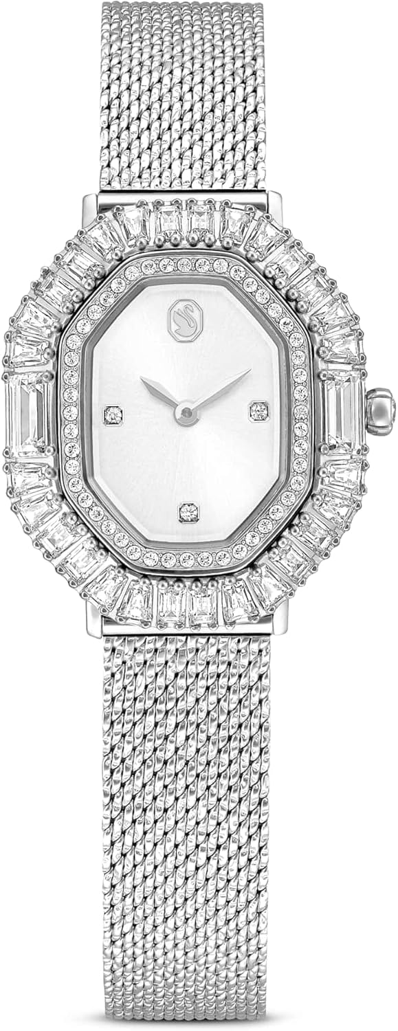 Swarovski Matrix Reloj Mujer Acero Inoxidable Tono Plateado