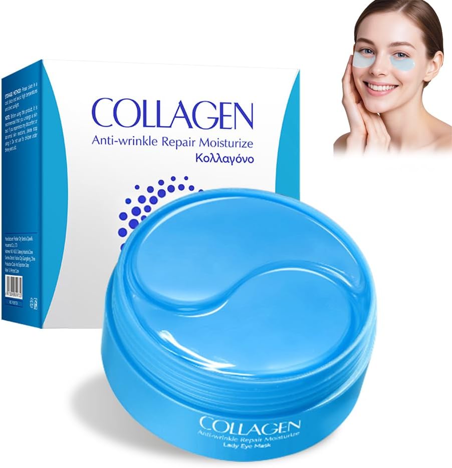 Pack 60 Parches de Colágeno para Ojos Bolsas y Ojeras