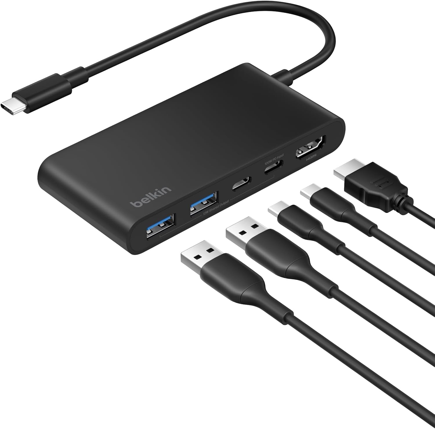 Belkin Hub USB-C 5 en 1 con HDMI 4K 60 Hz