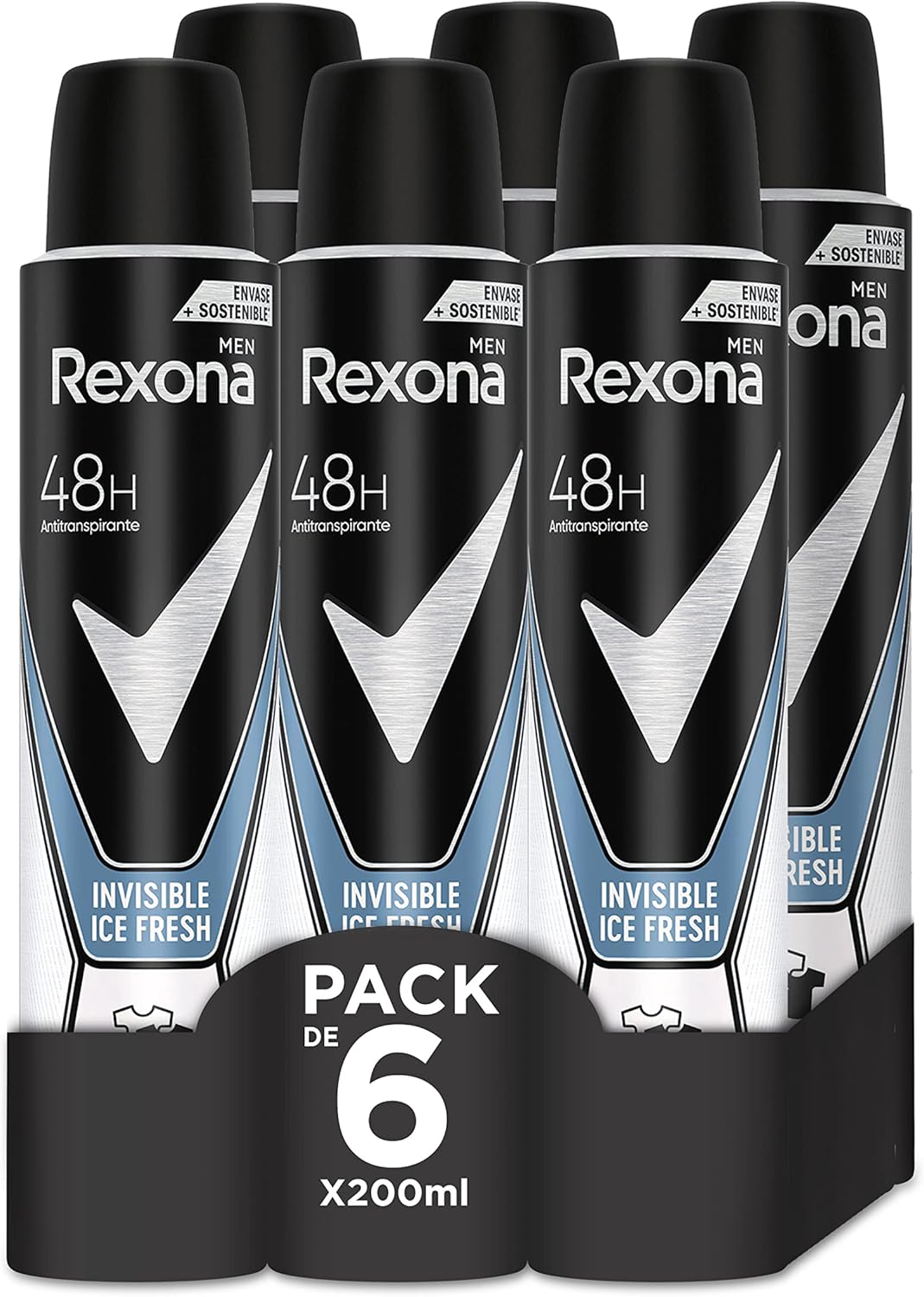 Pack 6 Rexona Desodorante Spray Superstar Collection 150 ml