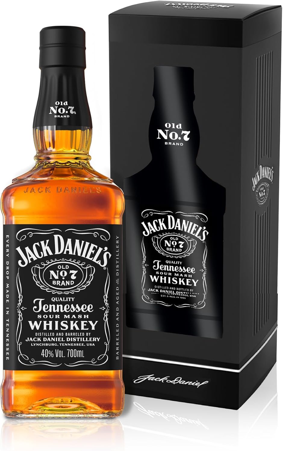 Jack Daniel's Old No.7 Tennessee Whiskey Estuche Regalo 700 ml