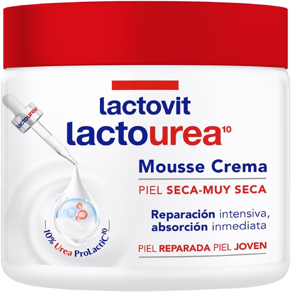 Lactovit Mousse Crema Reparadora 72H Lactourea 400 ml