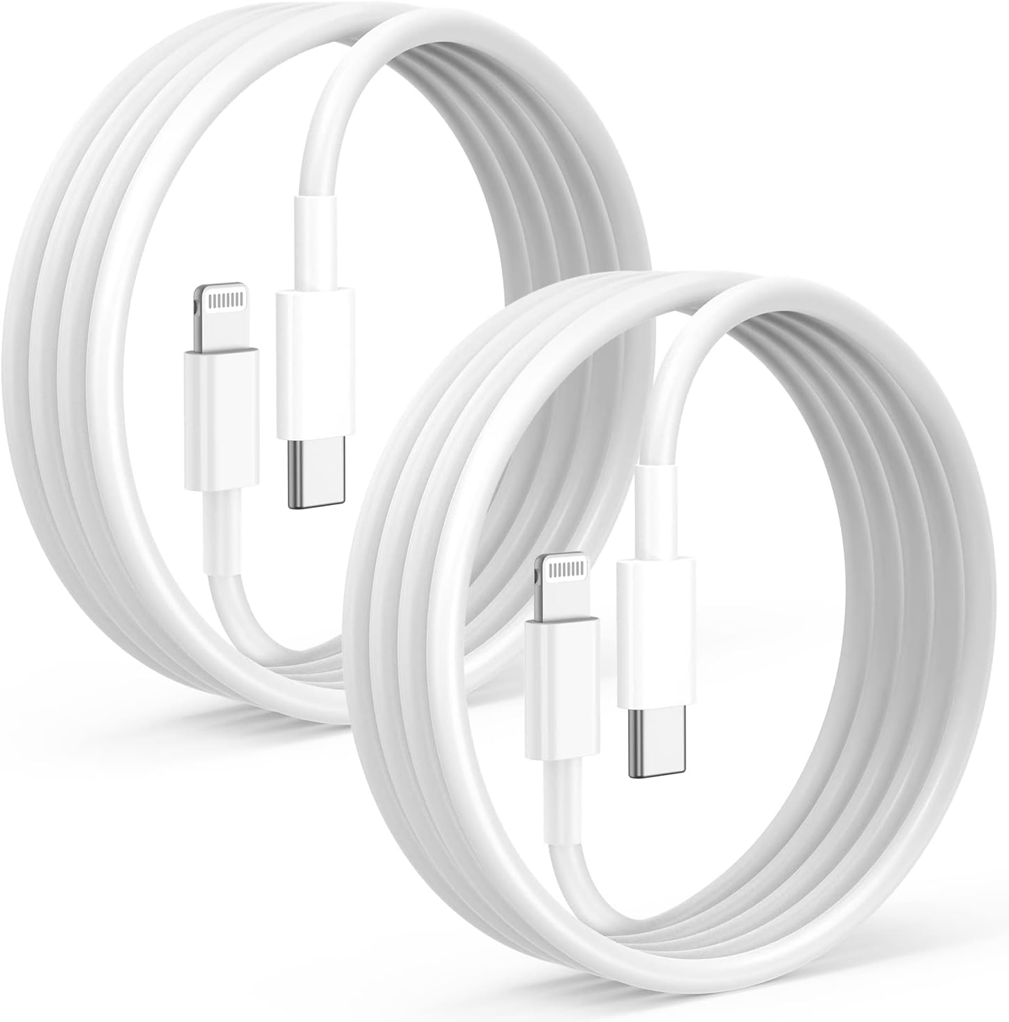 Nibikia Cable Lightning MFi Certificado 2M Pack 3