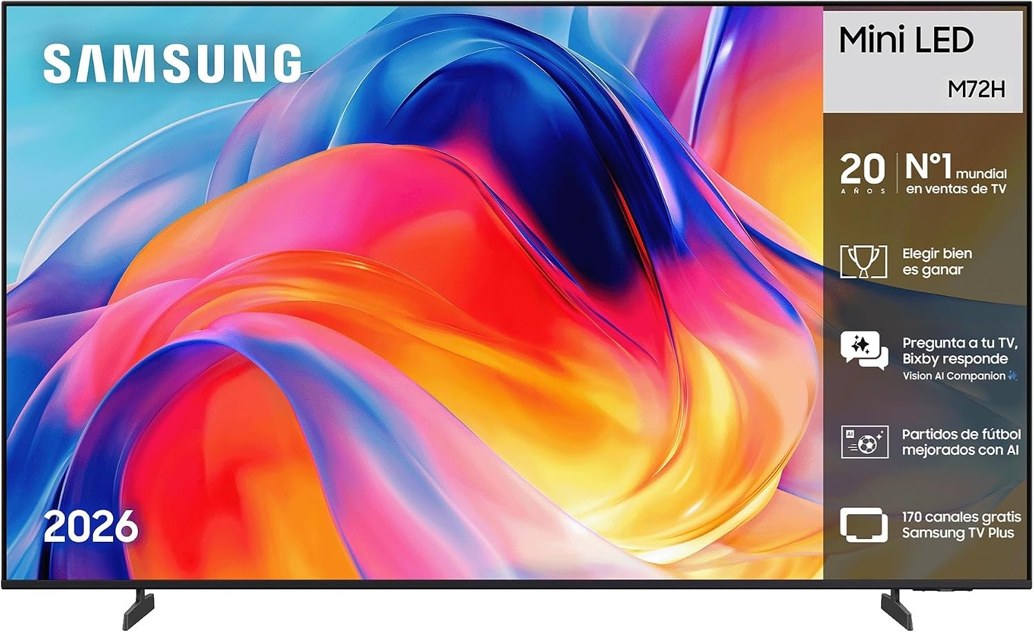 Samsung TV 65" Mini LED M72H 4K Smart TV