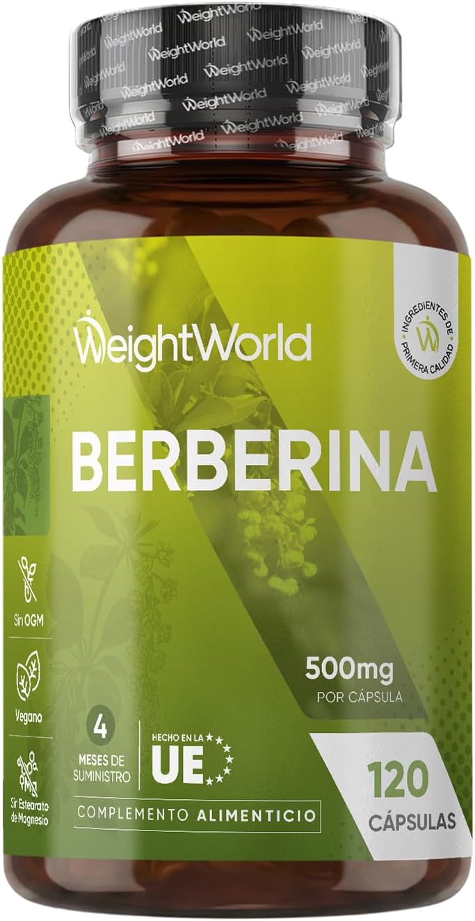 Love Life Supplements Berberina 500mg 120 Cápsulas