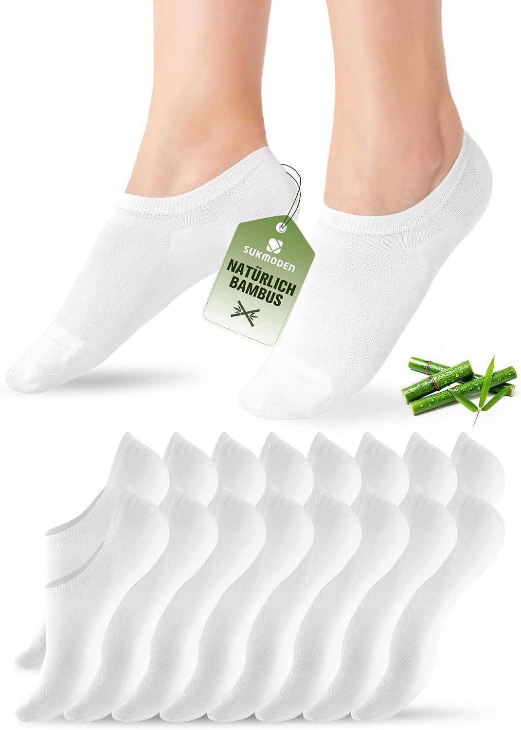 SukModen Calcetines Invisibles Mujer