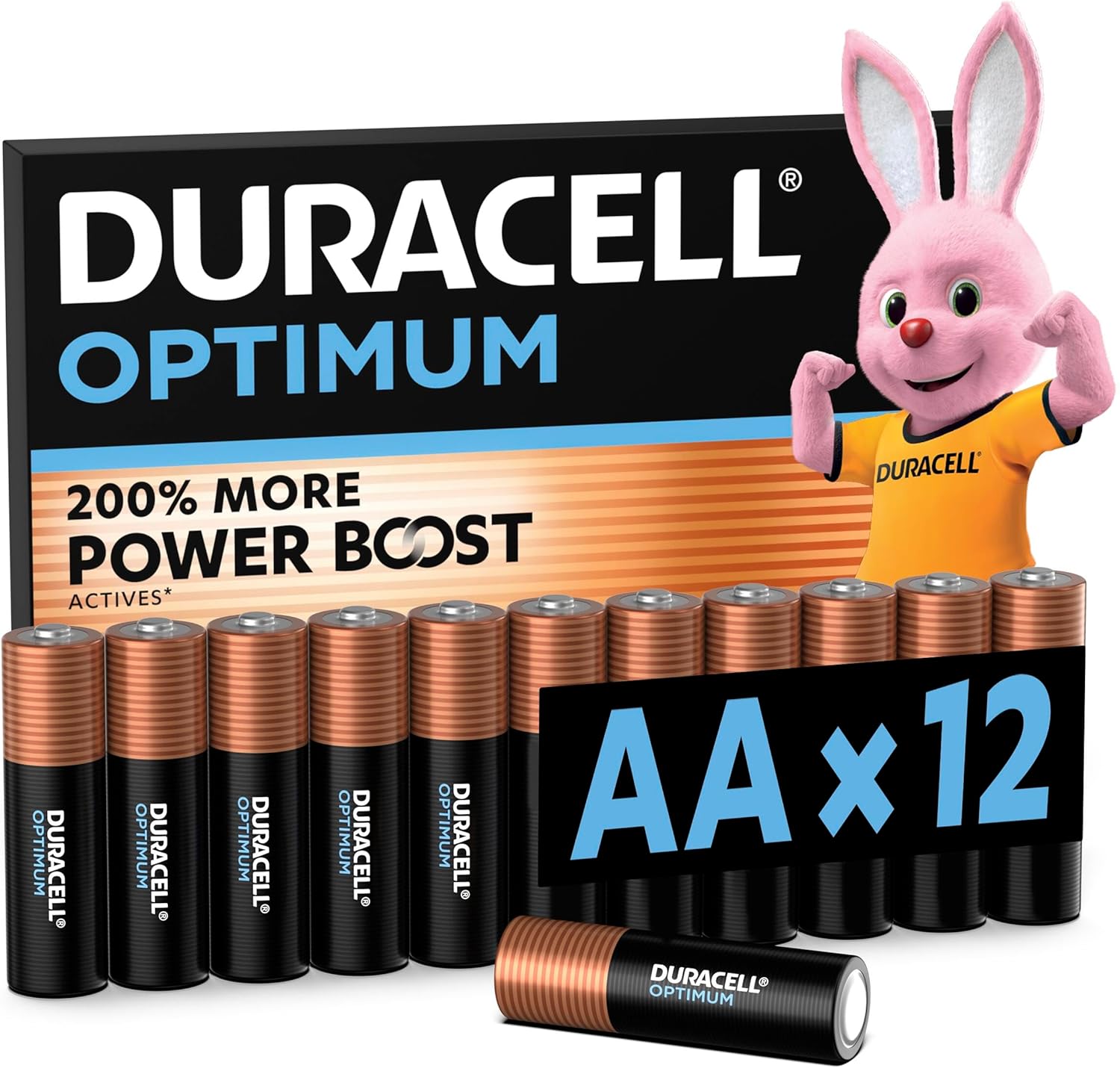 Duracell Optimum Pilas Alcalinas AA Pack 12 uds