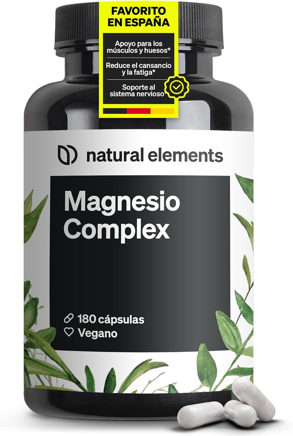Natural Elements Magnesio Complex Premium Total 5 180 Cápsulas