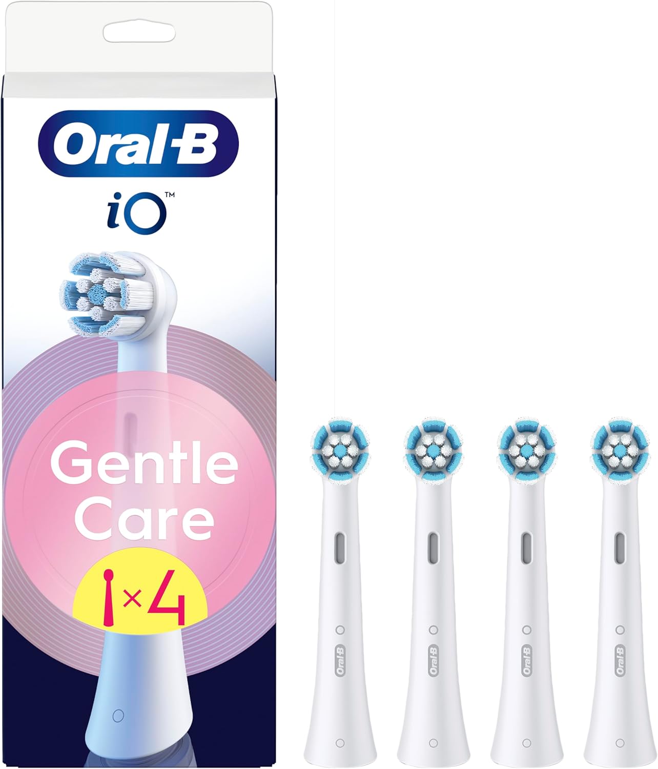 Pack 4 Oral-B iO Gentle Care Cabezales de Recambio
