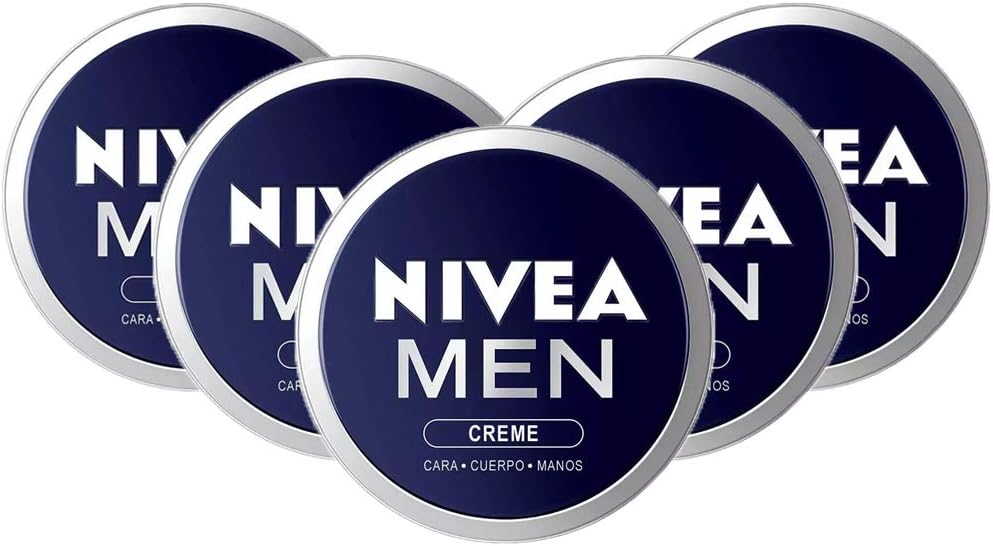 Pack 3 Nivea Men Creme Hidratante Multiusos Cara, Cuerpo y Manos 150 ml