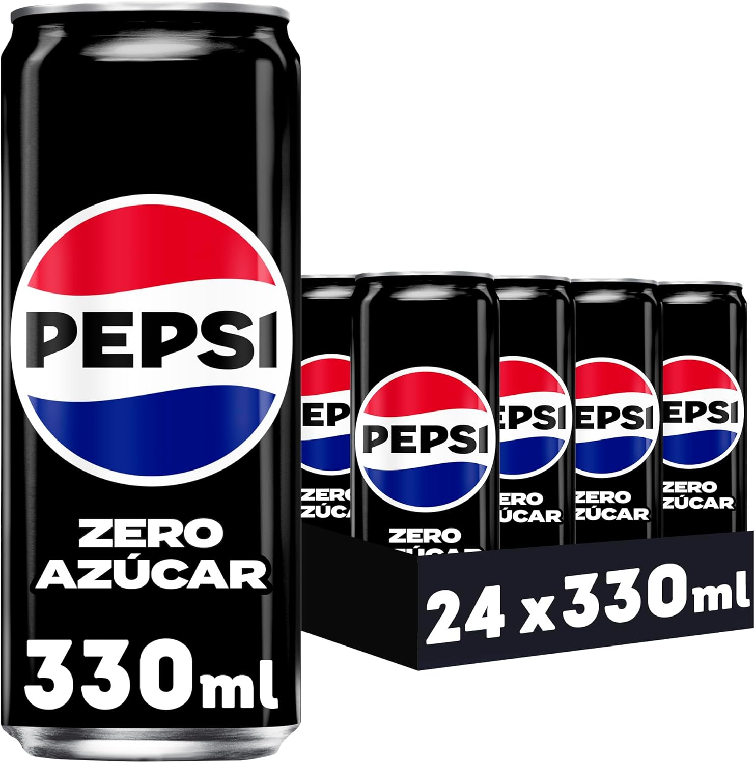 Pack 24 Pepsi Max Zero Azúcar 330ml