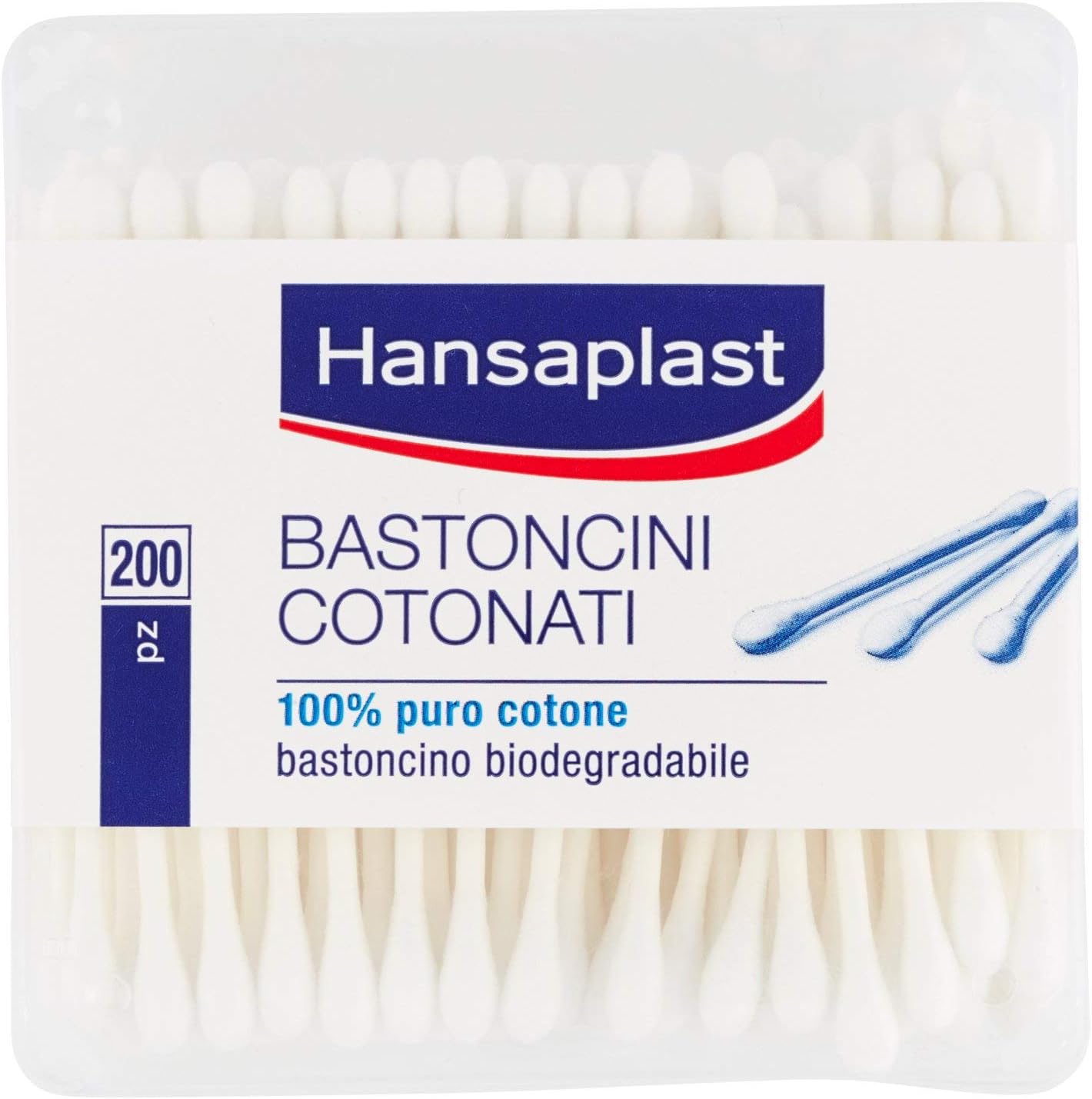 Bastoncillos de Algodón Hansaplast 200 Unidades