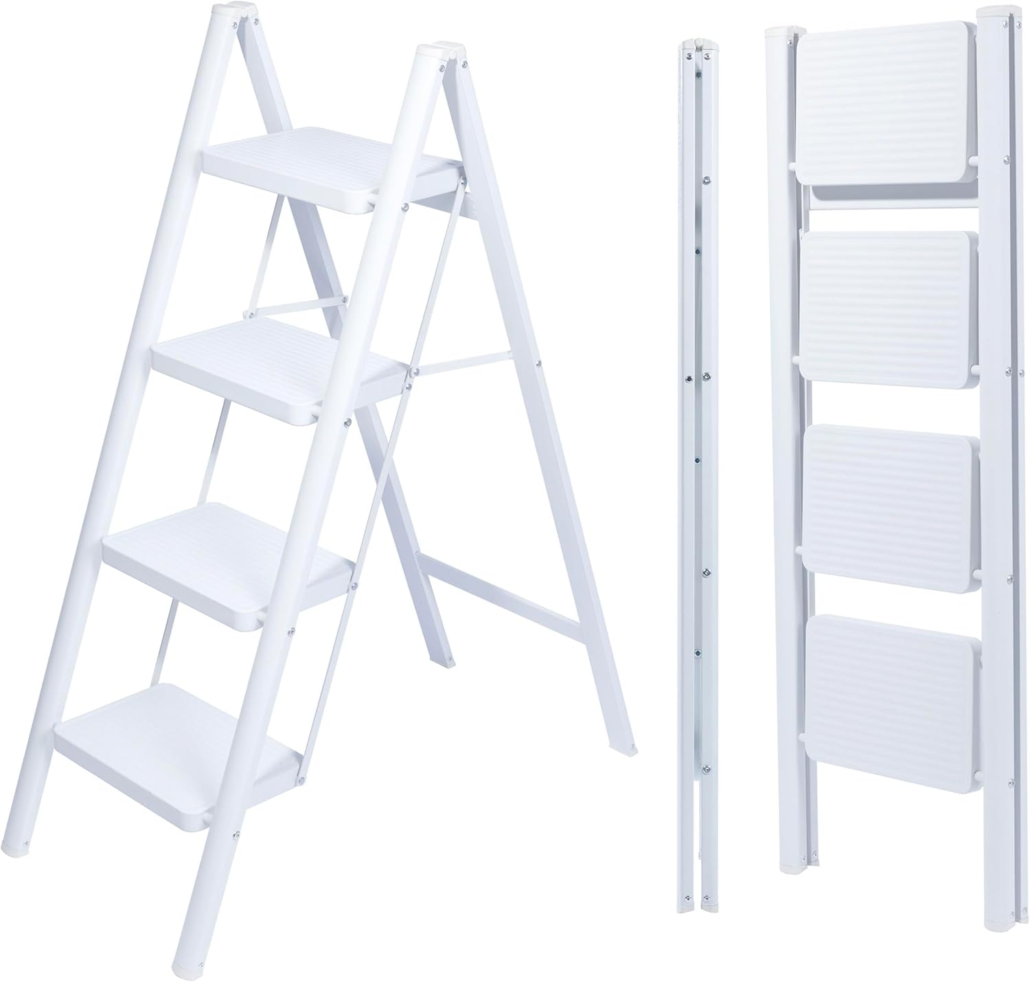 Escalera Plegable UZIRO 4 Peldaños