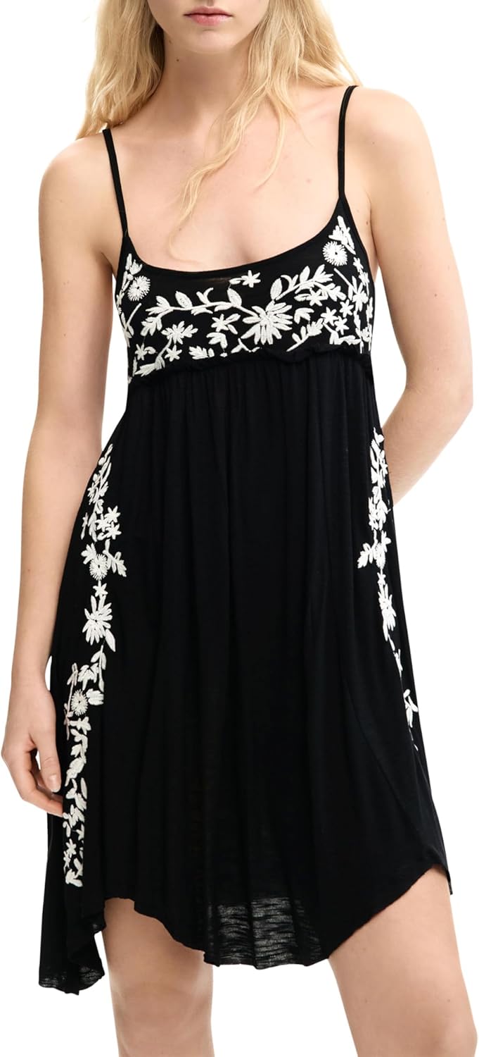 Vestido de Tirantes Mujer Desigual Cassatt