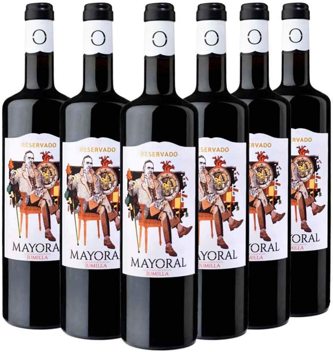 Mayoral Reservado - Pack de 6 botellas de vino tinto