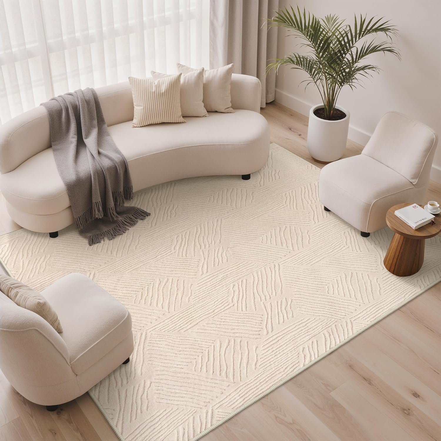 BEIMO - Alfombra de salón de pelo corto