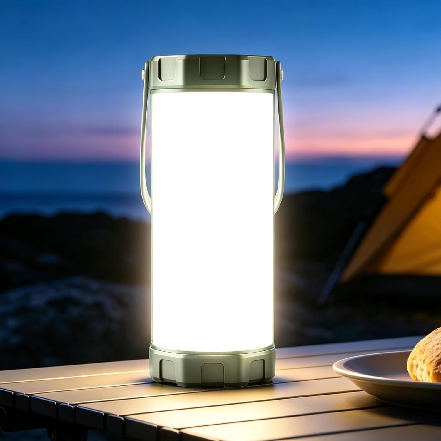 Glocusent Lámpara Camping LED 1200LM IP68 Batería 5000 mAh