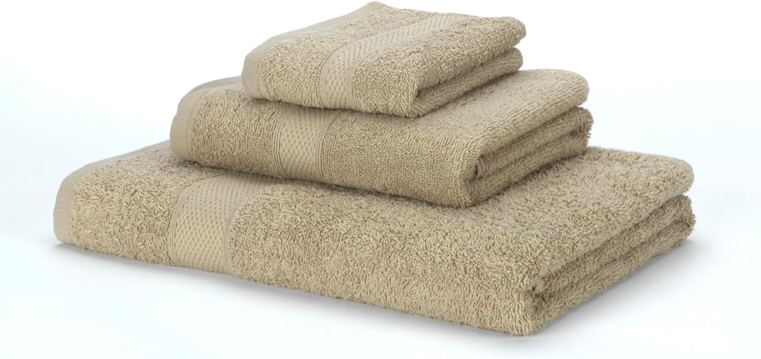 Boncasa Set 3 Toallas 100% Algodón Peinado Ring Spun