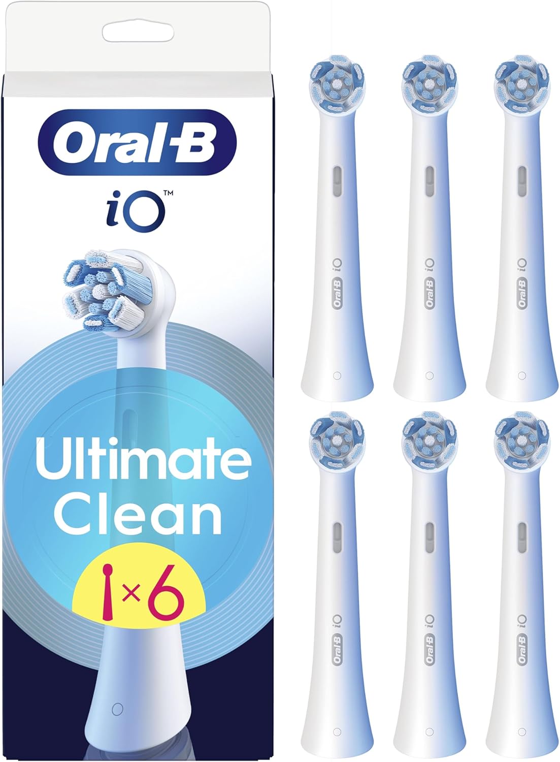 Pack 6 Oral-B iO Series Ultimate Clean Cabezales de Recambio