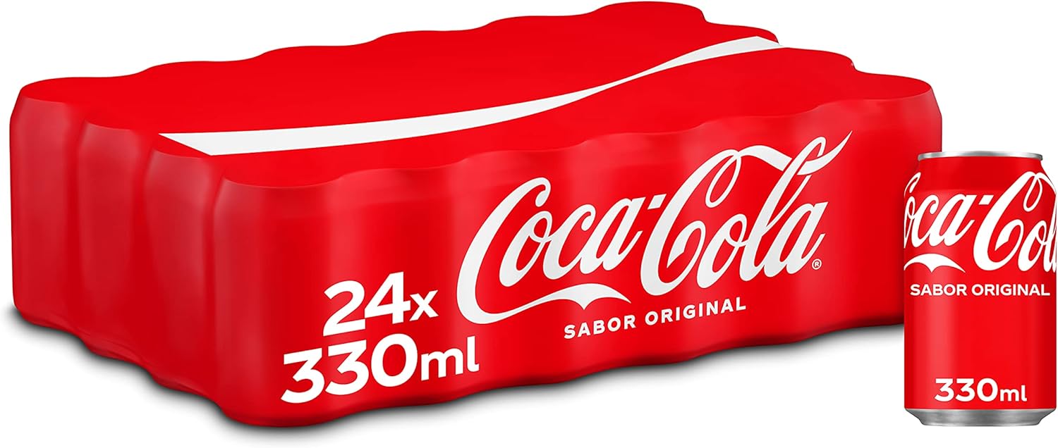 Pack 24 Coca-Cola Sabor Original Lata 330 ml