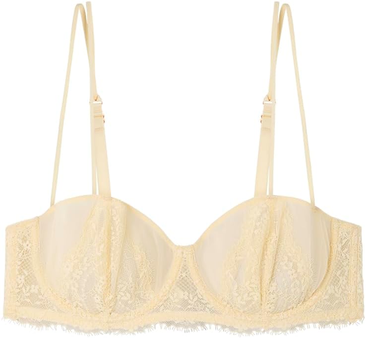 Women'secret Sujetador Acolchado con Aro y Encaje Mujer