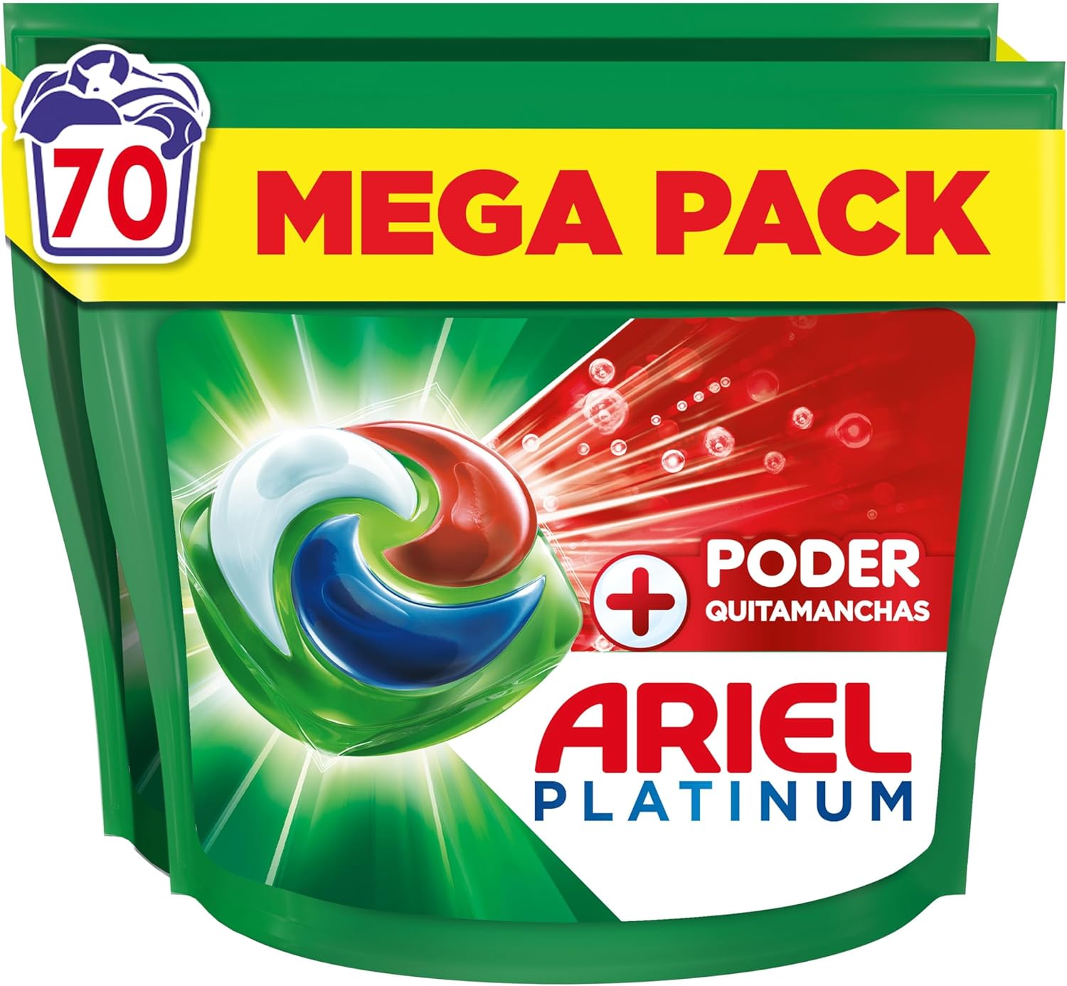 Ariel Pods Platinum Detergente Cápsulas 70 Lavados