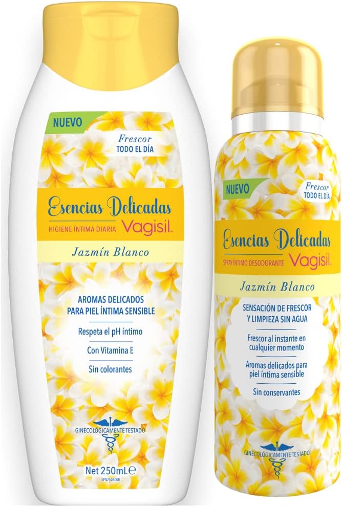 Vagisil Esencias Delicadas Gel Higiene Íntima Jazmín Blanco 250ml