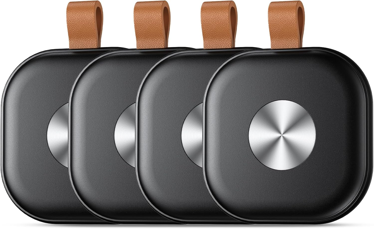Pakinui Smart Tracker Tag Pack 4 Localizador Bluetooth iOS Negro