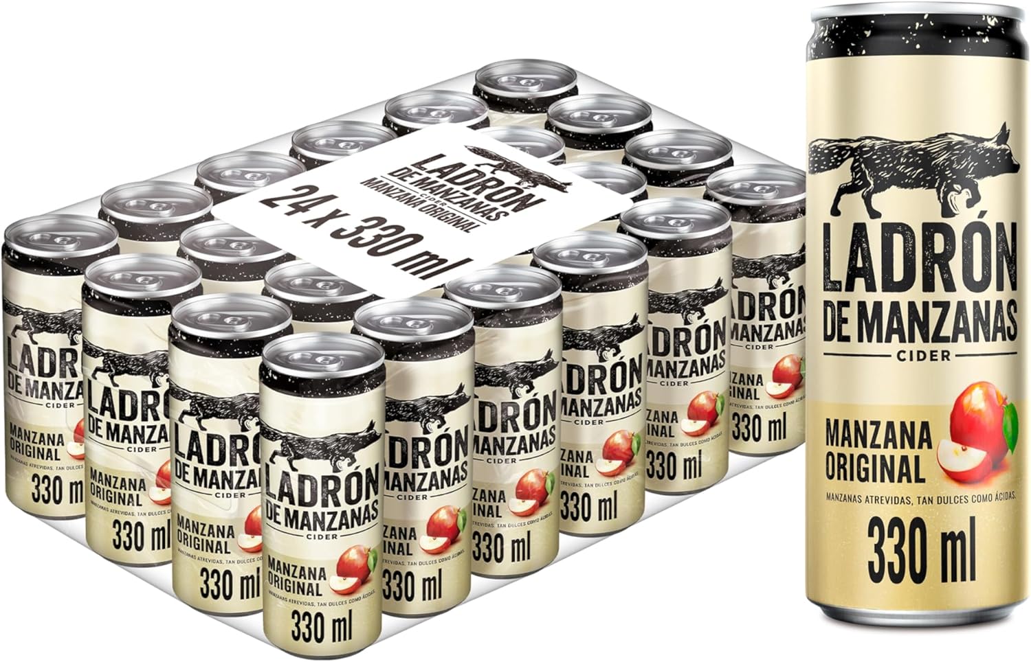 Ladrón de Manzanas Cider Pack 24 Latas 33cl
