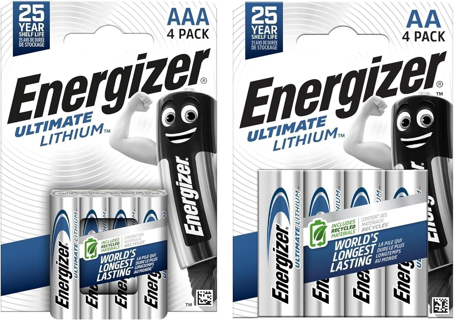 Pack 8 Energizer Ultimate Lithium Pilas AA + AAA