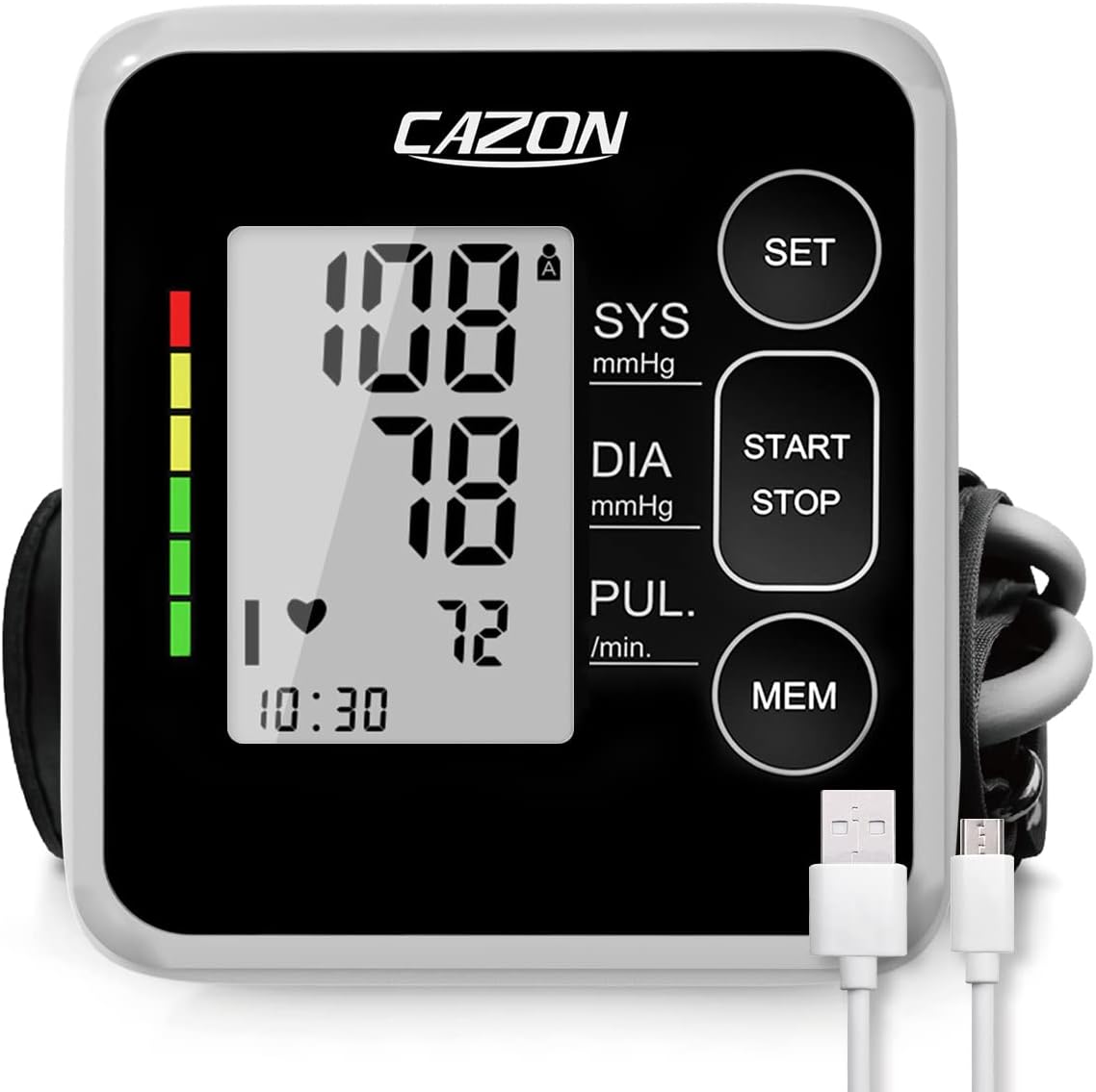 Cazon Tensiómetro de Brazo Digital
