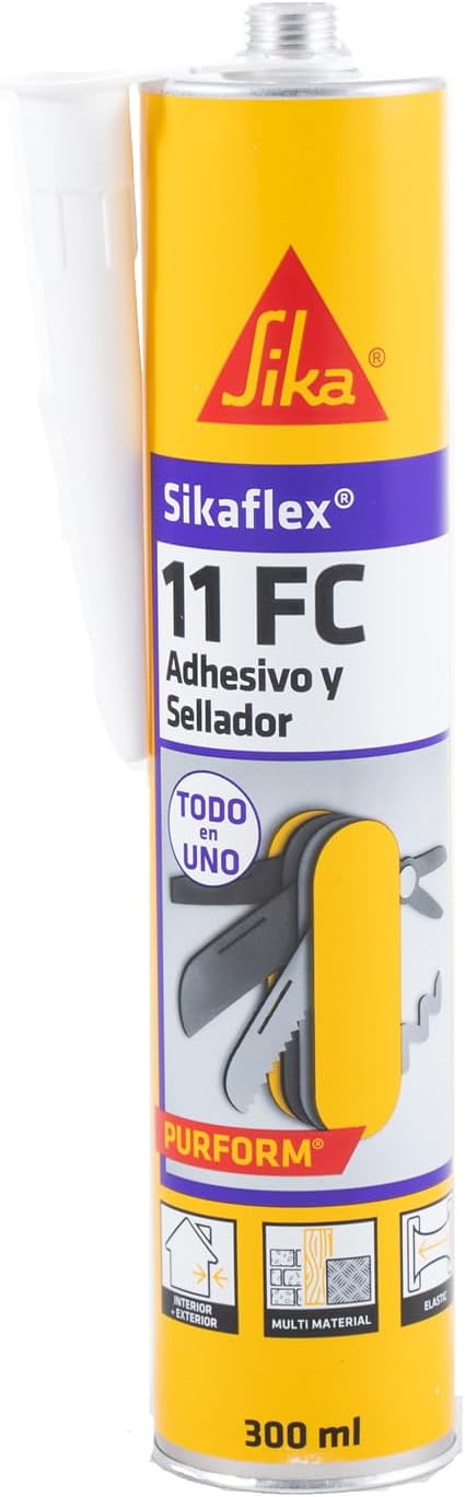 Sikaflex 11 FC Purform Masilla Adhesiva Multiusos Blanco 300ml