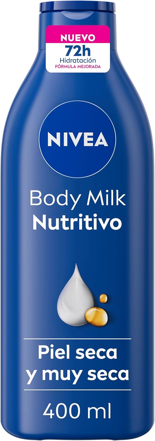 Pack 2 NIVEA Body Milk Nutritivo Piel Seca 400ml