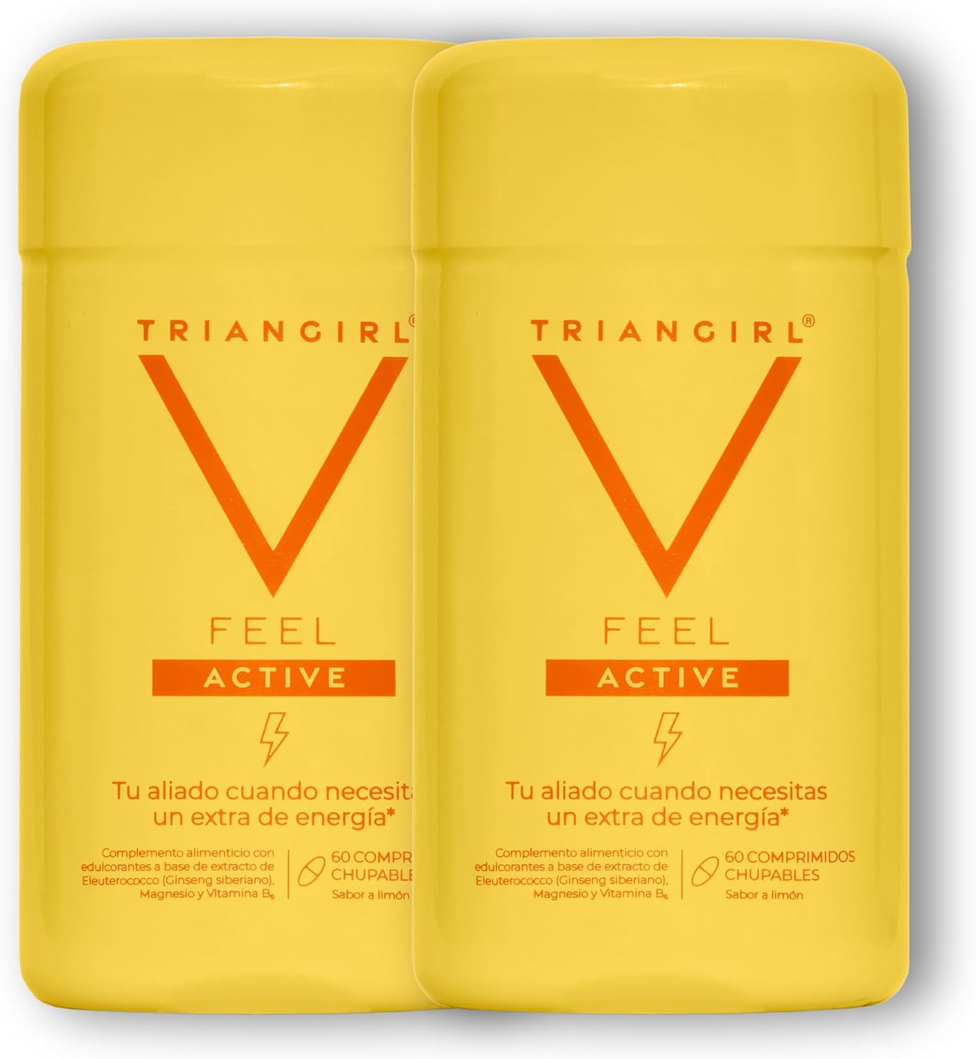 Pack 2 Triangirl Feel Active Complemento Vitamina B6 y Magnesio,60 Comprimidos