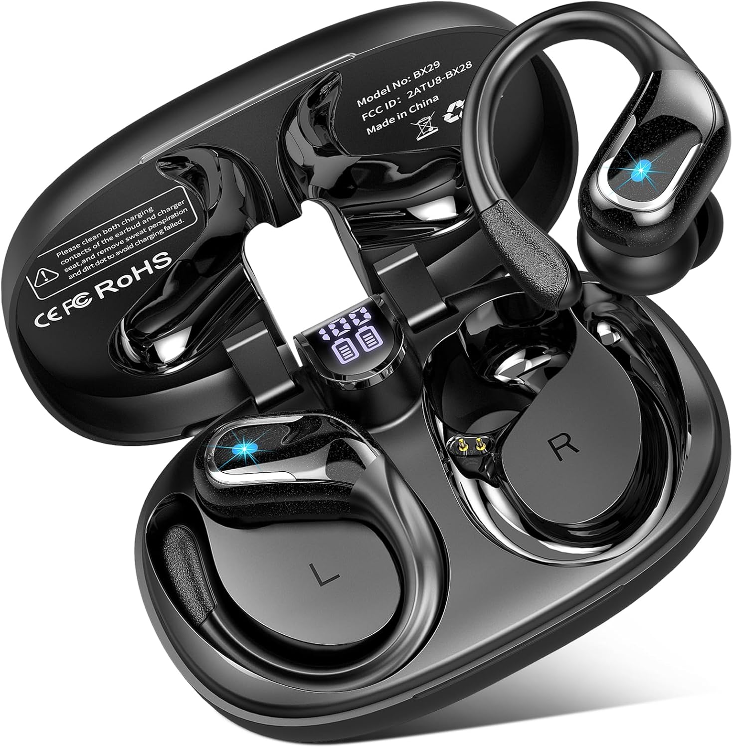 Ltinist Auriculares Inalámbricos Deportivos IPX7