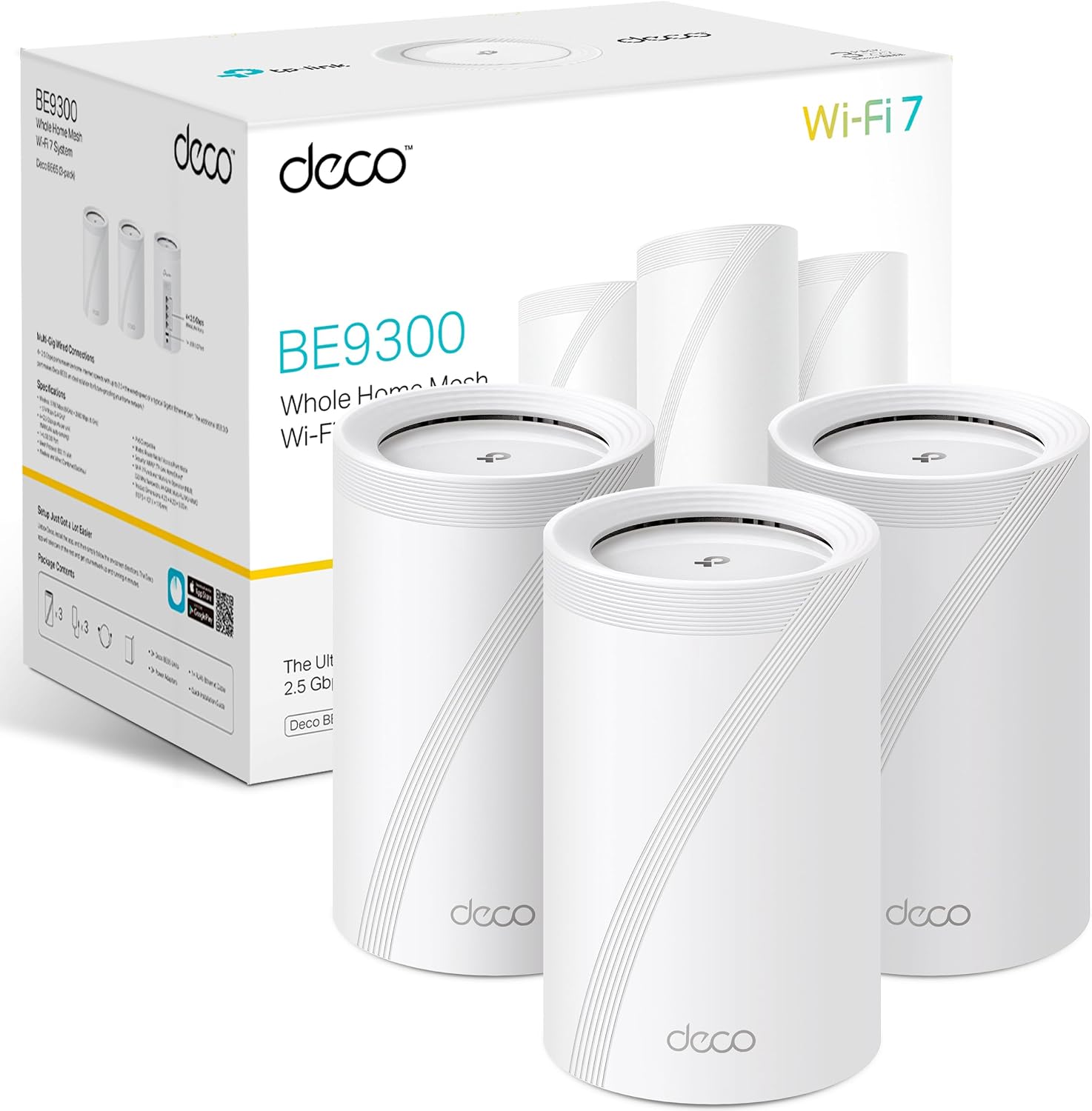 Router Mesh WiFi 7 TP-Link Deco BE65 BE9300 Tribanda