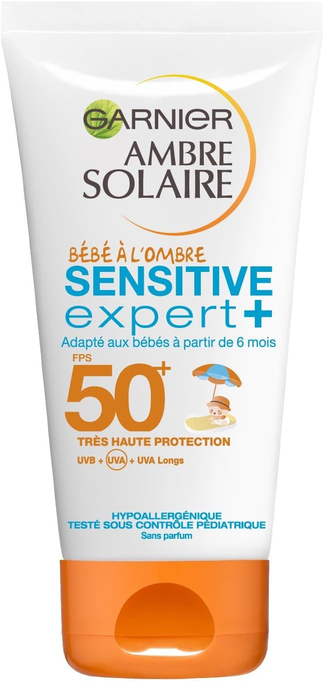 Crema Solar para Bebé Garnier Ambre Solaire Sensitive Expert+ FPS 50+ 50 ml