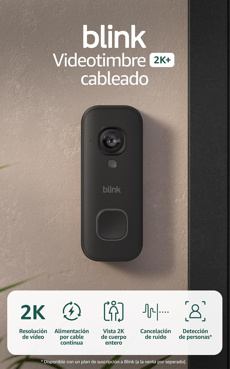 Videotimbre Cableado Blink 2K