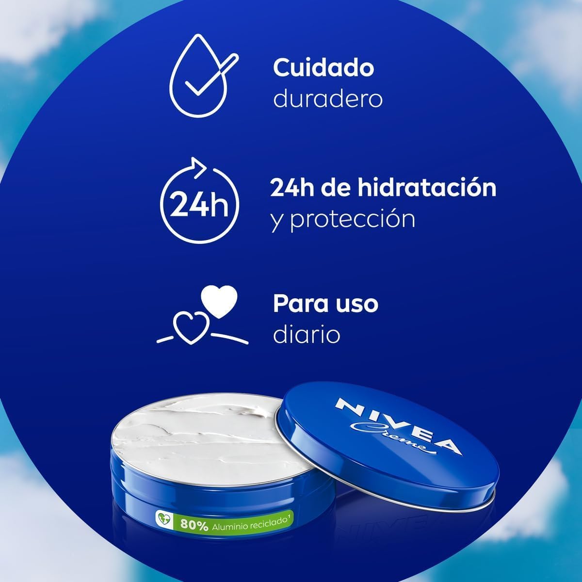 Pack de 3 Crema Hidratante Multiusos Nivea Creme 400 ml