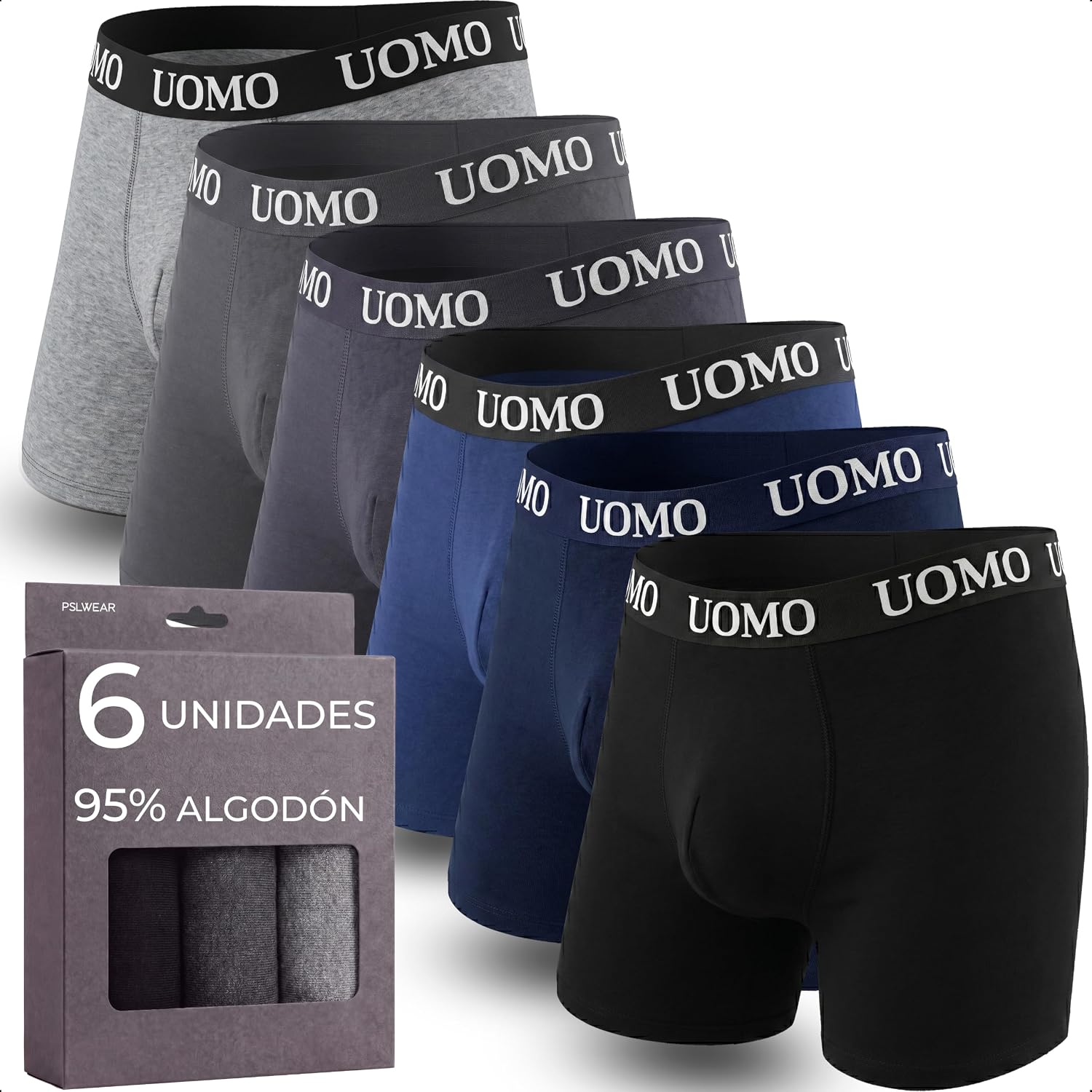 Pack 6 Bóxers PSL Wear de Hombre
