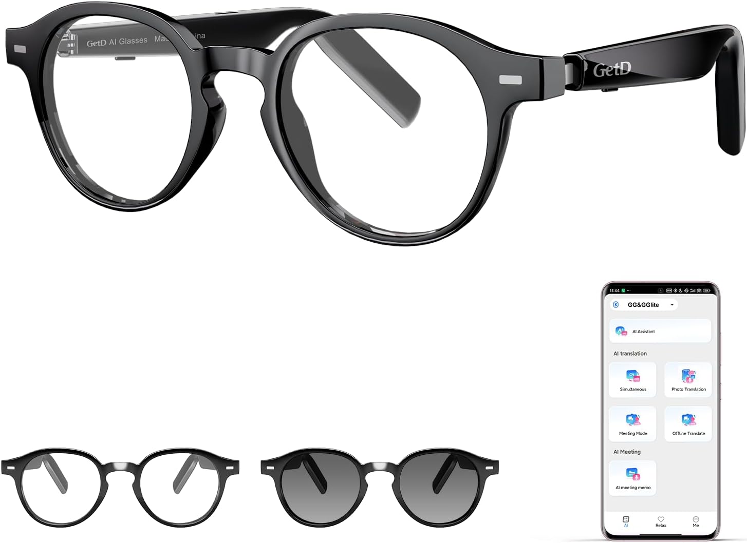Gafas Inteligentes GetD Fotocromáticas
