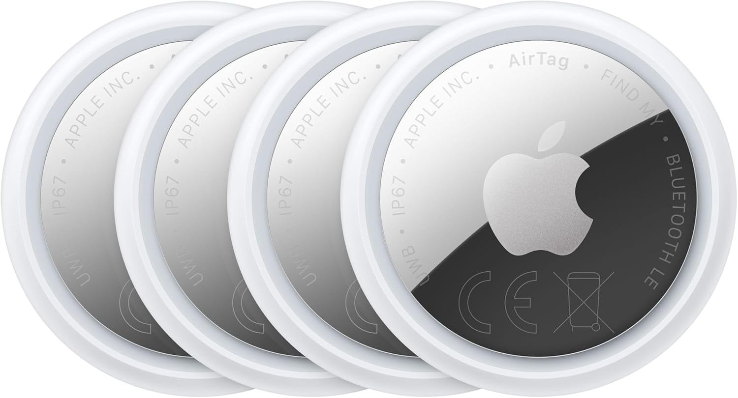 Apple - Paquete de 4 AirTag ​​​​​​​(2.ª generación)