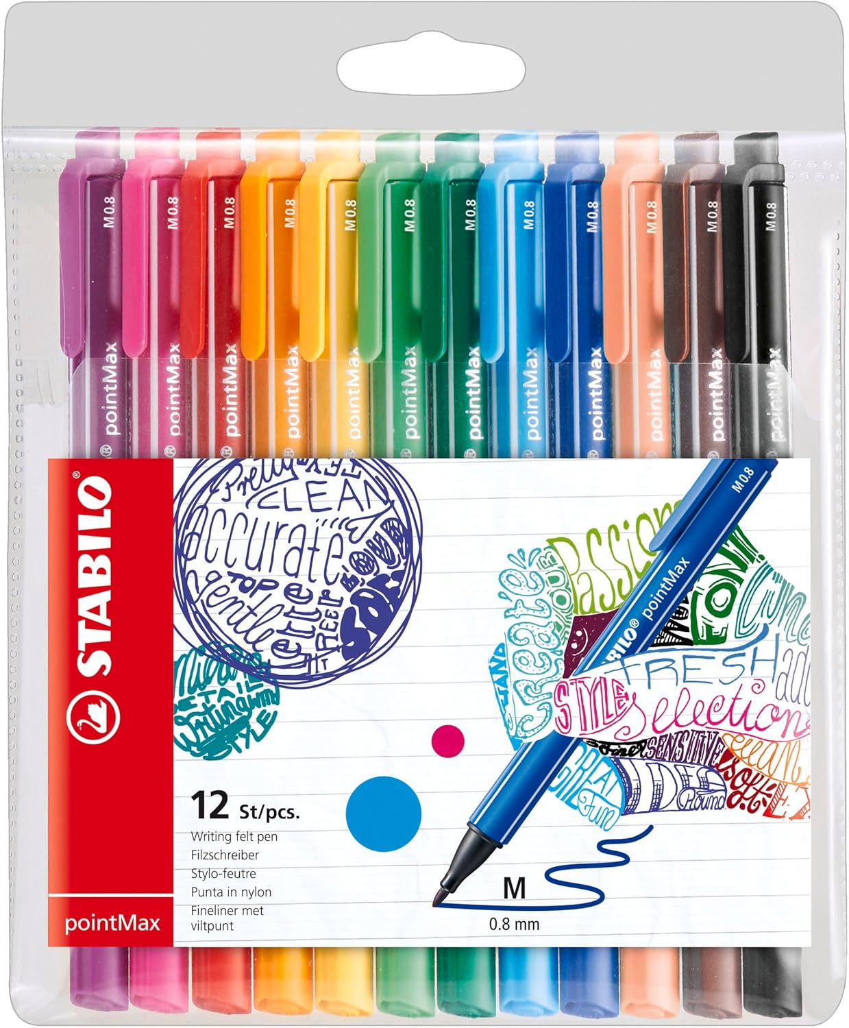 STABILO - Pack de 12 rotulador