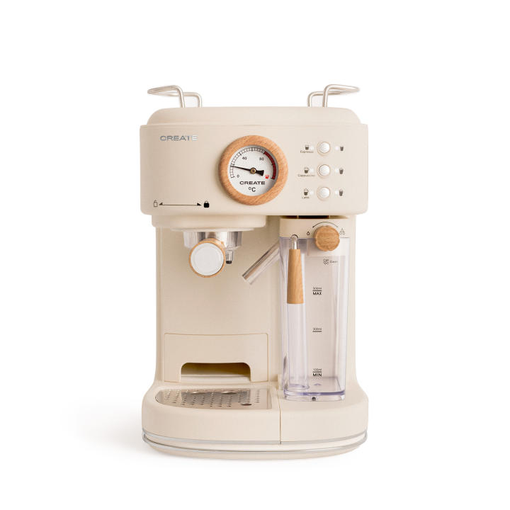 CREATE - Cafetera Express semiautomática 20bar Capacidad 1,5L - THERA RETRO PRO ❗️ 🇪🇸