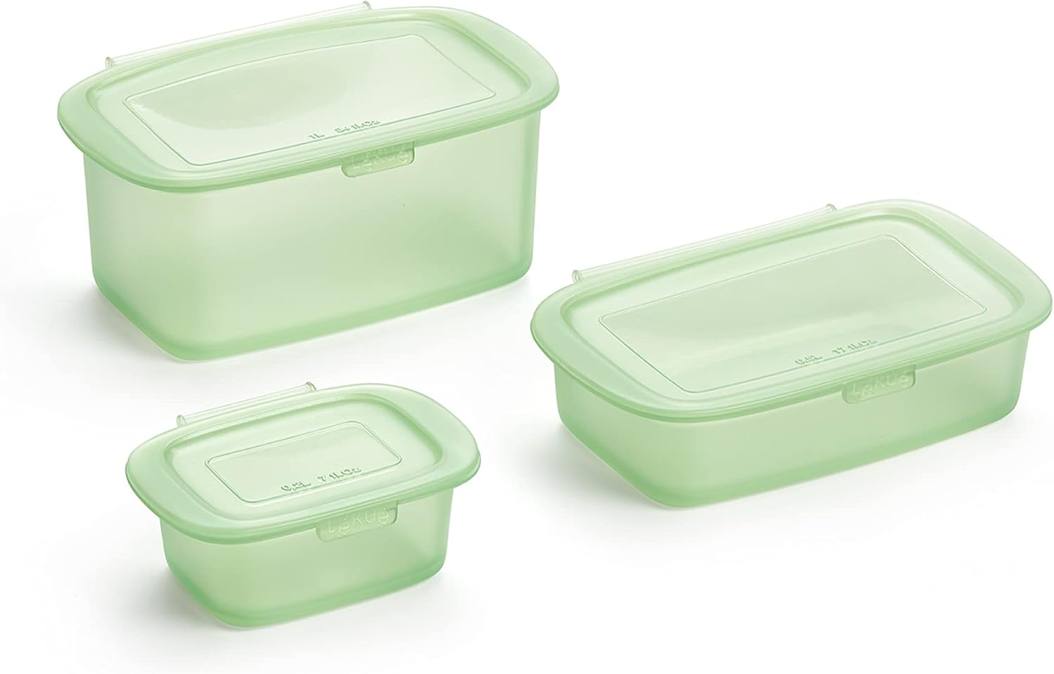 Cansado de los recipientes que se rompen o no sellan bien? Con este set de silicona, 