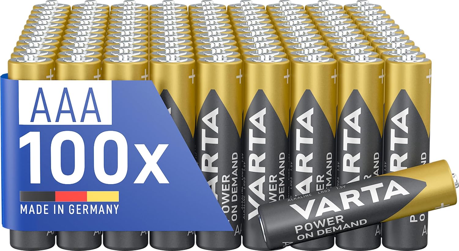 Pack 100 pilas Varta