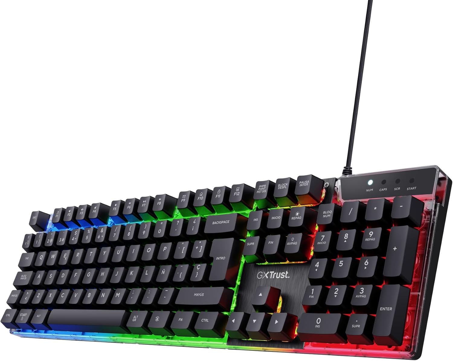 **Preciazo para el teclado GXTrust 835 Azor, un modelo completo con retroiluminación 