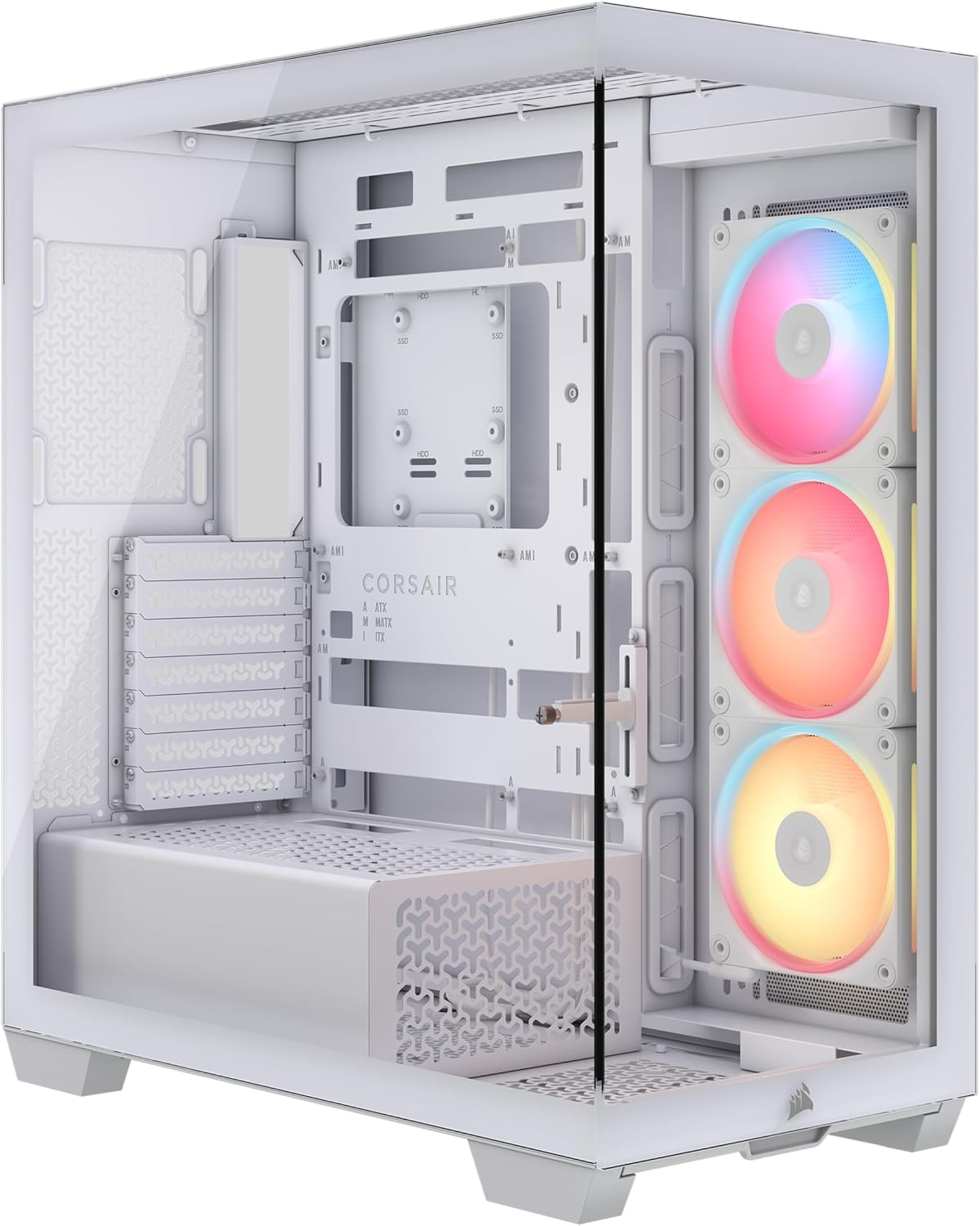Torre PC Corsair 3500X LX-R RGB Vidrio Templado +3x Ventiladores